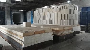 Υψηλής θερμοκρασίας πυρίμαχη ύλη κλιβάνων σηράγγων τούβλου αργίλου φυσικού αερίου που συμπυκνώνεται