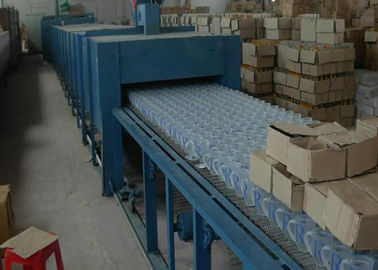 Λειώνοντας φούρνος 3004000mm γυαλιού καυσίμων τύπος ζωνών πλέγματος πλάτους για το γυαλί Winebottles