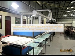 Βιομηχανική θέρμανση Ηλεκτρικός βιομηχανικός φούρνος με υψηλή θερμοκρασία και διάμετρο κυλίνδρων Ø60-120mm