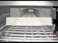 Συνήθης Θερμοκρασία 1000-1800 Κελσίου Βιομηχανικό Κεραμικό Φούρνο Παροχής Θερμικής Επεξεργασίας και Ομοιόμορφου Ελέγχου Θερμοκρασίας